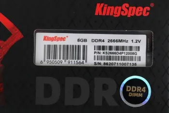   Kingspec 8Gb DDR4 2666MHz KS2666D4P12008G RTL LONG DIMM 288-pin 1.2 single rank