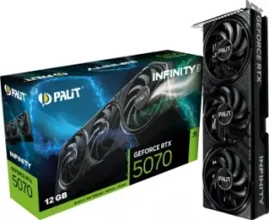  Palit PCI-E RTX5070 Infinity 3 NVIDIA GeForce RTX 5070 12Gb 192bit GDDR7 2325/28000 HDMIx