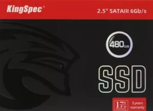  SSD 2.5 KingSpec 480Gb P4 Series <P4-480> (SATA3, up to 570/540MBs, 3D NAND, 100TBW)