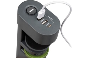  31.5    .  . 3 USB  (2+1) IP20  31 ETD-03U-150-gy (3