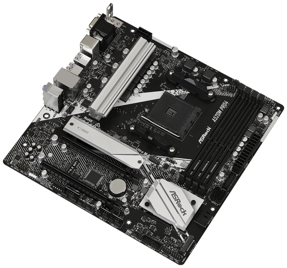   Asrock A520M PRO4 Socket AM4