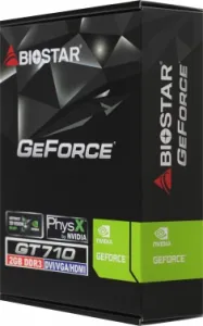  Biostar PCI-E GT710-2GB D3 LP NVIDIA GeForce GT 710 2Gb 64bit DDR3 954/1333 DVIx1 HDMIx1 