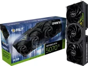  Palit PCI-E RTX5070Ti GAMINGPRO NVIDIA GeForce RTX 5070TI 16Gb 256bit GDDR7 2295/28000 HD