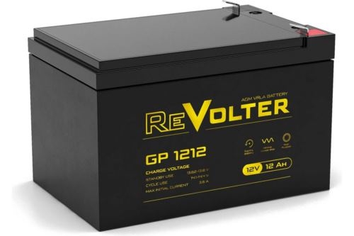 Аккумулятор 12В 12А.ч REVOLTER GP 1212