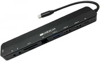 - USB-C 9--1 ORIGO OU3350SNPD/A1A USB 3.0, 2xUSB 2.0, USB-C/PD 3.0, HDMI, Gigabit LAN, SD