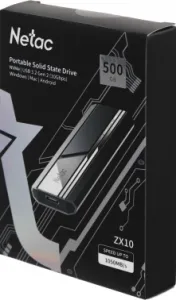    SSD Netac USB-C 500Gb NT01ZX10-500G-32BK ZX10 2.5 