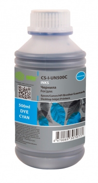 Чернила Cactus CS-I-Un500C голубой 500мл для HP/Lexmark/Canon/Epson/Brother