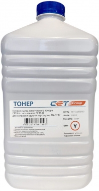 Тонер Cet CE28-Y CET111055Y500 желтый бутылка 500гр. для принтера KONICA MINOLTA Bizhub C258/308/368
