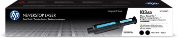 Заправочный комплект тонера 103AD HP Neverstop Laser 1000a/1000w/1200a/1200w, 2X2,5К W1103AD