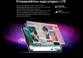  Teclast T60Plus MT6769 (2.0) 8C RAM6Gb ROM128Gb 11.97 IPS 2000x1200 4G 2Sim Android 14 