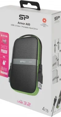    Silicon Power USB 3.0 4Tb SP040TBPHDA60S3K A60 Armor 2.5 /
