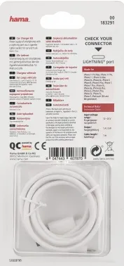  ./. Hama H-183291 1A  Apple Lightning  (00183291)