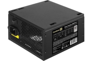   ExeGate 400PPH-LT-OEM, 400W, 80 PLUS, (ATX, APFC, SC,  82% (80 PLUS), 12cm fan, 24pi
