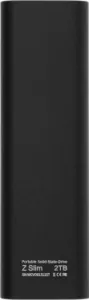  SSD External Netac 2.0Tb Z SLIM <NT01ZSLIM-002T-32BK> (USB3.2, up to 520/480MBs, 10029.5