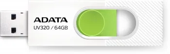   64GB USB 3.2 Gen1 AUV320-64G-RWHGN White/Green