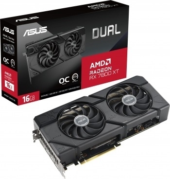 Asus DUAL-RX7800XT-O16G RX7800XT,HDMI*1,DP*3,16G,D6