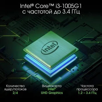 Digma Pro Fortis Core i3 1005G1 8Gb SSD512Gb Intel UHD Graphics 15.6 IPS FHD (1920x1080) Wi