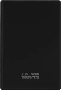   SSD External Netac 960Gb Z7S <NT01Z7S-960G-32BK> (USB3.2, up to 550/480MBs, 8960