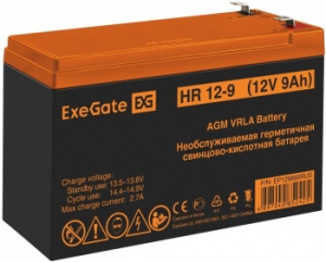  ExeGate EP129860RUS HR 12-9/EXG1290 (12V 9Ah 1234W),  F2