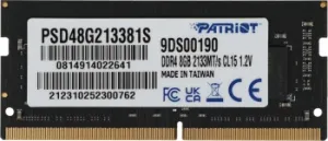   Patriot 8Gb DDR4 2133MHz SO-DIMM PC4-17000 PSD48G213381S RTL CL15  260-pin 1.2