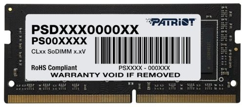   Patriot 8Gb DDR4 2133MHz SO-DIMM PC4-17000 PSD48G213381S RTL CL15  260-pin 1.2