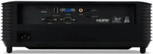 Acer projector X139, DLP, WXGA, 5200 Lm, 20000:1, EMEA, 2.7 Kg, EURO Power (replace MR.JTJ11.00R, X1
