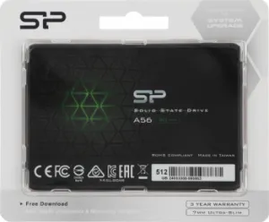  SSD Silicon Power 512Gb A56 SP512GBSS3A56A25 {SATA3.0, 7mm}