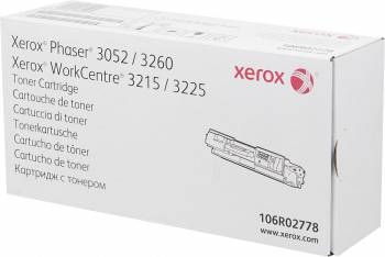 Тонер-картридж Xerox 106R02778 черный для Xerox Ph 3052/3260/WC 3215/3225 3000 стр.(Channels)