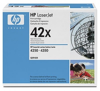 Тонер-картридж HP Q5942XD черный двойная упаковка для LaserJet 4250/4350 2 x 20000стр.