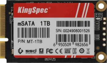  SSD Kingspec SATA III 1TB MT-1TB MT Series mSATA