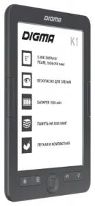   Digma K1 6 E-ink HD Pearl 758x1024 600MHz 128Mb/4Gb/SD/microSDHC -