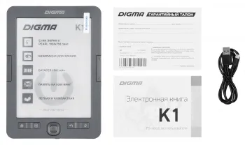   Digma K1 6 E-ink HD Pearl 758x1024 600MHz 128Mb/4Gb/SD/microSDHC -