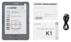   Digma K1 6 E-ink HD Pearl 758x1024 600MHz 128Mb/4Gb/SD/microSDHC -