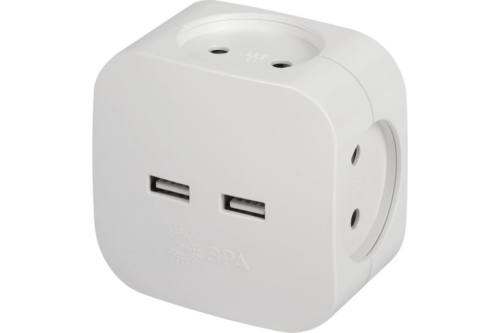   SP-4-USB-W  4  220+ 2xUSB 2400   10 .  00495