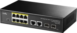  Cudy GS1010PS2 (L2) 10x1/ 2x(1000BASE-T/SFP) 2SFP 8PoE 120W 