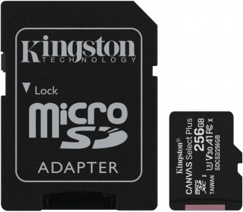   microSDHC 256GB microSDXC Class10 Kingston <SDCS2/256GB> UHS-I Canvas Select up to 100MB/