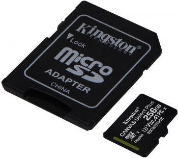   microSDHC 256GB microSDXC Class10 Kingston <SDCS2/256GB> UHS-I Canvas Select up to 100MB/