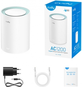 Mesh  Cudy M1300(1-Pack) AC1200 10/100/1000BASE-TX 