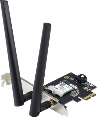   ASUS PCE-AX1800 WIFI 802.11ax, 2402 + 574Mbps PCI-E Adapter, 2 ; 90IG07A0-MO