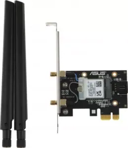   ASUS PCE-AX1800 WIFI 802.11ax, 2402 + 574Mbps PCI-E Adapter, 2 ; 90IG07A0-MO