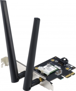   ASUS PCE-AX1800 WIFI 802.11ax, 2402 + 574Mbps PCI-E Adapter, 2 ; 90IG07A0-MO