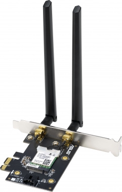   ASUS PCE-AX1800 WIFI 802.11ax, 2402 + 574Mbps PCI-E Adapter, 2 ; 90IG07A0-MO