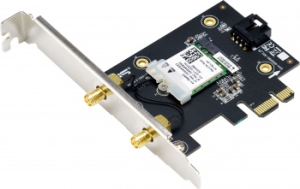   ASUS PCE-AX1800 WIFI 802.11ax, 2402 + 574Mbps PCI-E Adapter, 2 ; 90IG07A0-MO