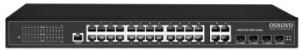   L2 PoE OSNOVO SW-8244/L(400W) Gigabit Ethernet  24 RJ45 PoE + 4 x GE Combo 