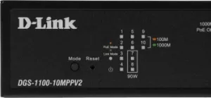  D-Link DGS-1100-10MPPV2/A 8G 2SFP 8PoE+ 