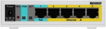  Mikrotik 5PORT 1000M 1SFP CSS106-1G-4P-1S MIKROTIK