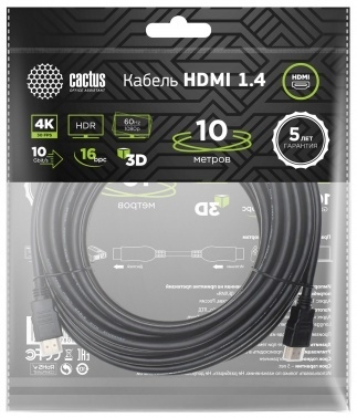  - Cactus CS-HDMI.1.4-10 HDMI (m)/HDMI (m) 10.   