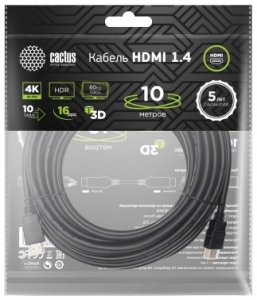  - Cactus CS-HDMI.1.4-10 HDMI (m)/HDMI (m) 10.   