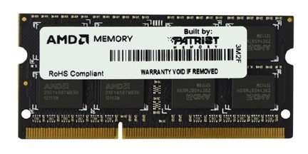 AMD 8Gb DDR3 1600MHz SO-DIMM R538G1601S2S-UO OEM PC3-12800 CL11  204-pin 1.5