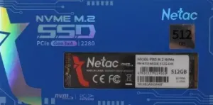  SSD Netac 512Gb M.2 N930E Pro Series <NT01N930E-512G-E4X> Retail (PCI-E 3.1 x4, up to 208